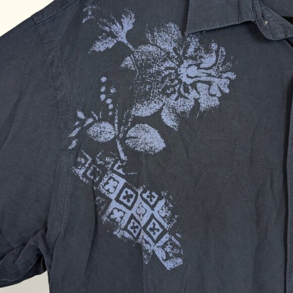 Geoffrey Beene Silk Short Sleeve Shirt - Picture 2 of 4